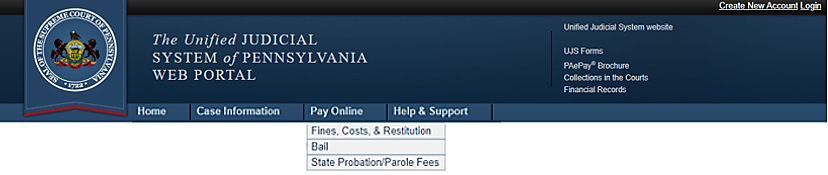 The Unified Judicial System of Pennsylvania Web Portal