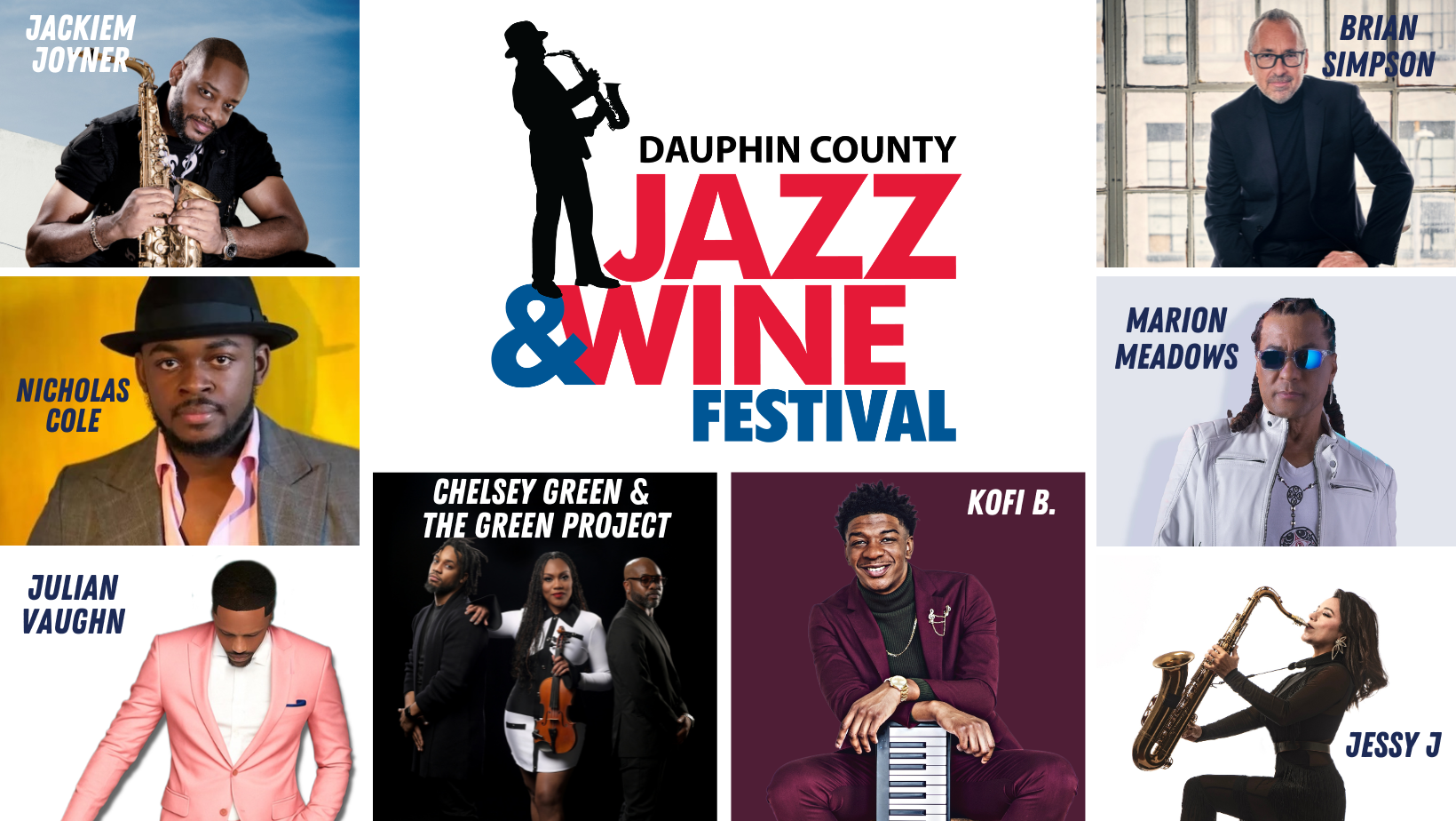 Jazz & Wine Website Banner 2026 Jazz & Wine Festival Lineup