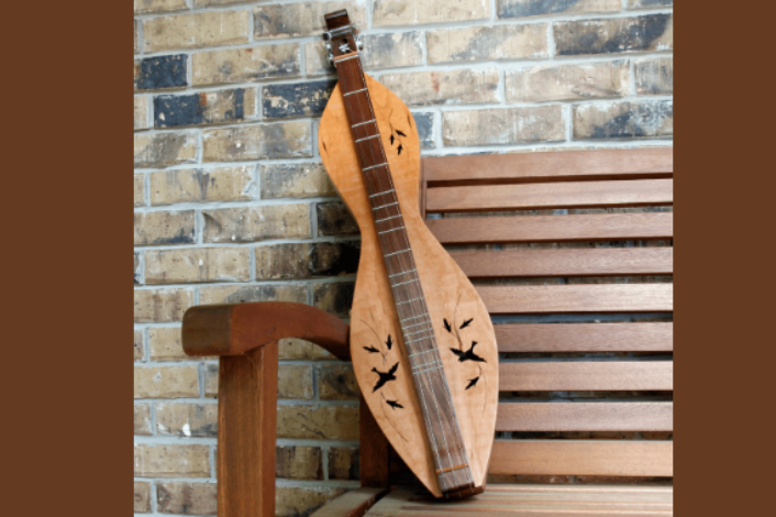 Dulcimer on a bench