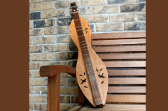 Dulcimer on a bench