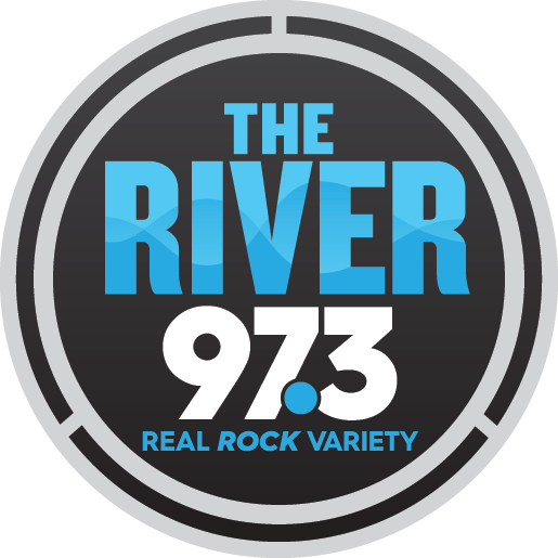 The River 97.3 FM Real Rock Variety Logo