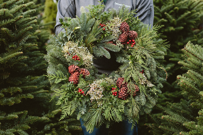 Evergreen wreath