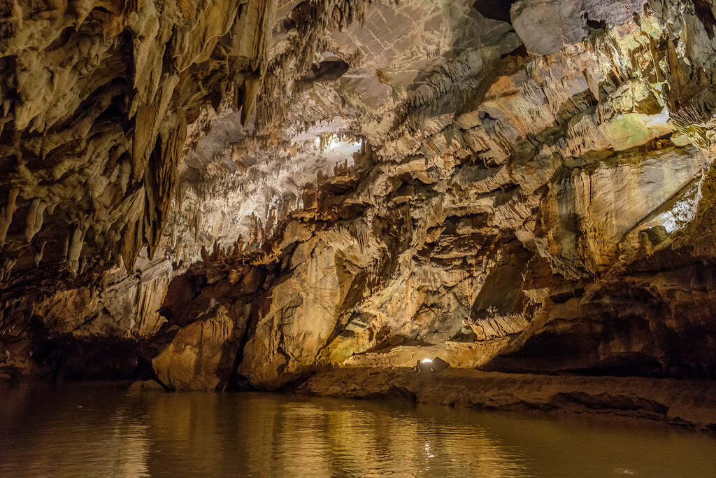 View from inside Penn's Cave