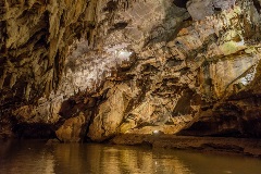 View from inside Penn's Cave