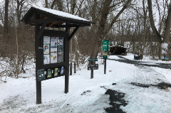 Snowy trail